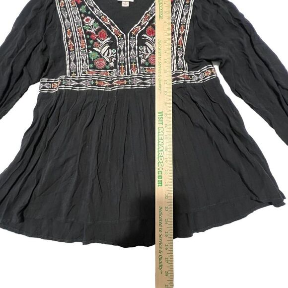 KNOX Rose Bohemian Embroidered Peasant Blouse small - Picture 10 of 14